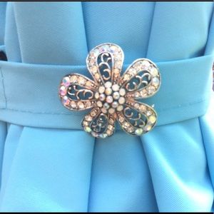 Multi color Rhinestone Brooch